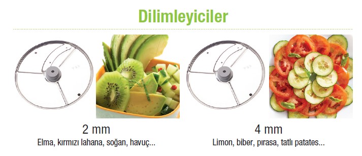 ROBOT COUPE R 402 Sebze Parçalama ve Doğrama Makinesi İçin 7 Disk Paketi, ESSENTIAL-7 DISK